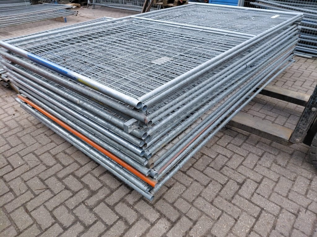 Gebruikte bouwhekken met middenbuis, goede kwaliteit, Ophalen, Gebruikt, IJzer, Overige typen