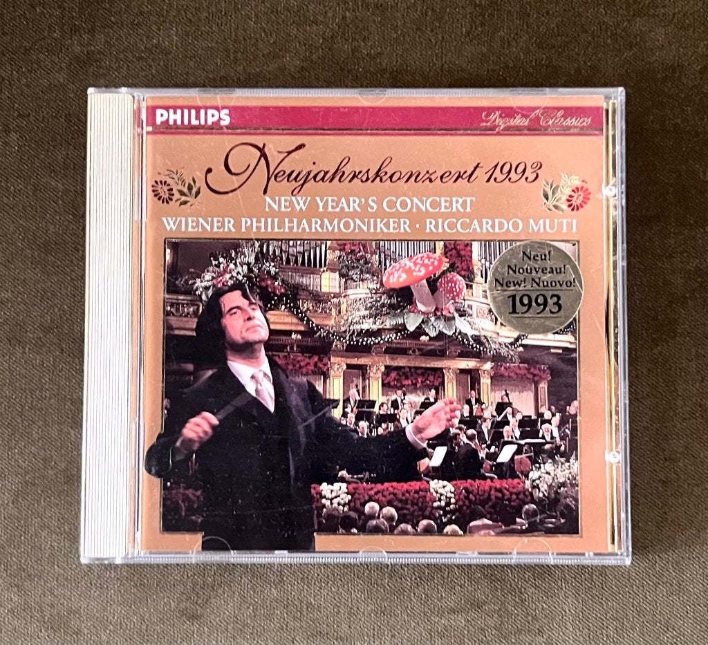 Neujahrskonzert 1993 - Riccardo Muti, Ophalen of Verzenden, Zo goed als nieuw, Romantiek, Orkest of Ballet