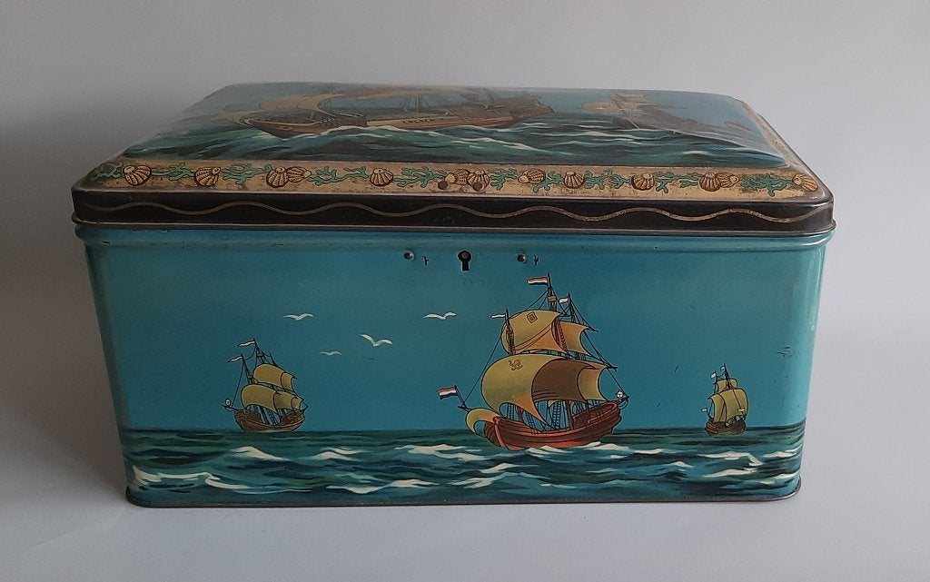 j020-Prachtig en zeldzaam mooi blik, Flying Dutchman., Verzenden, Zo goed als nieuw, Overige, Overige merken