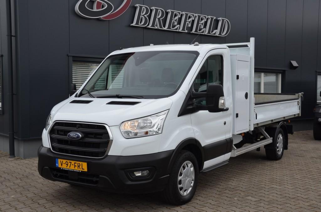 Ford TRANSIT 2.0TDCI Kipper Airco.***BPM VRIJ***, Auto's, Bestelauto's, 1995 cc, Wit, 10 km/l, Bedrijf