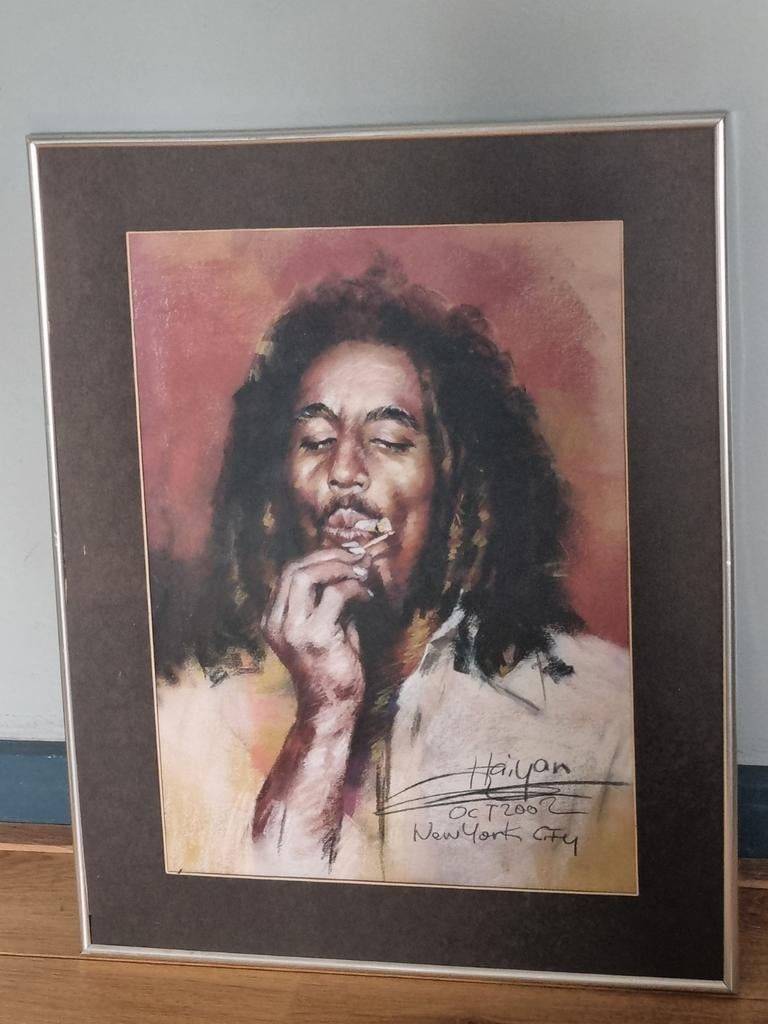 Bob Marley plaat, Antiek en Kunst, Kunst | Schilderijen | Klassiek, Ophalen of Verzenden