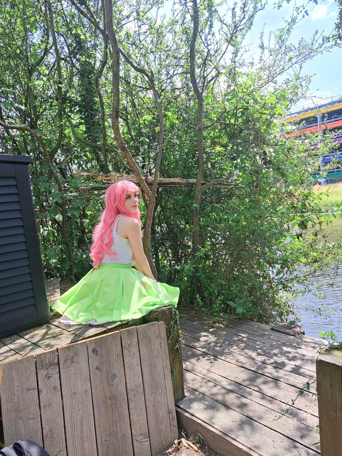 Fluttershy cosplay, Ophalen of Verzenden, Zo goed als nieuw