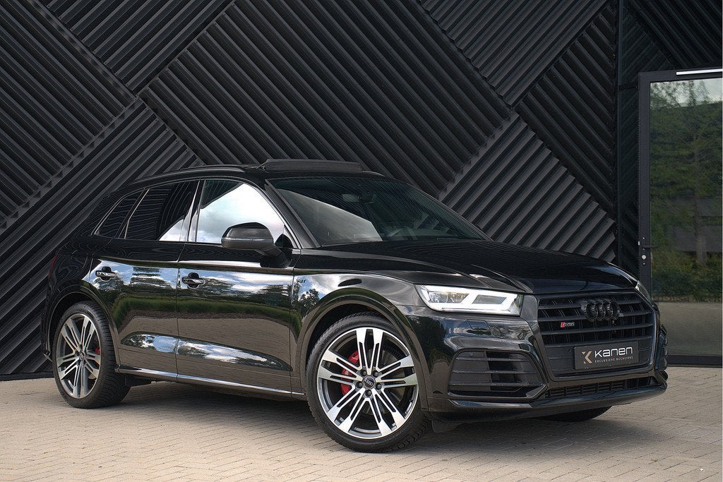 Audi SQ5 3.0 TFSI Quattro 354PK Panodak Memory Carbon Matrix, Auto's, Audi, Automaat, 12 maanden, Gebruikt, Zwart