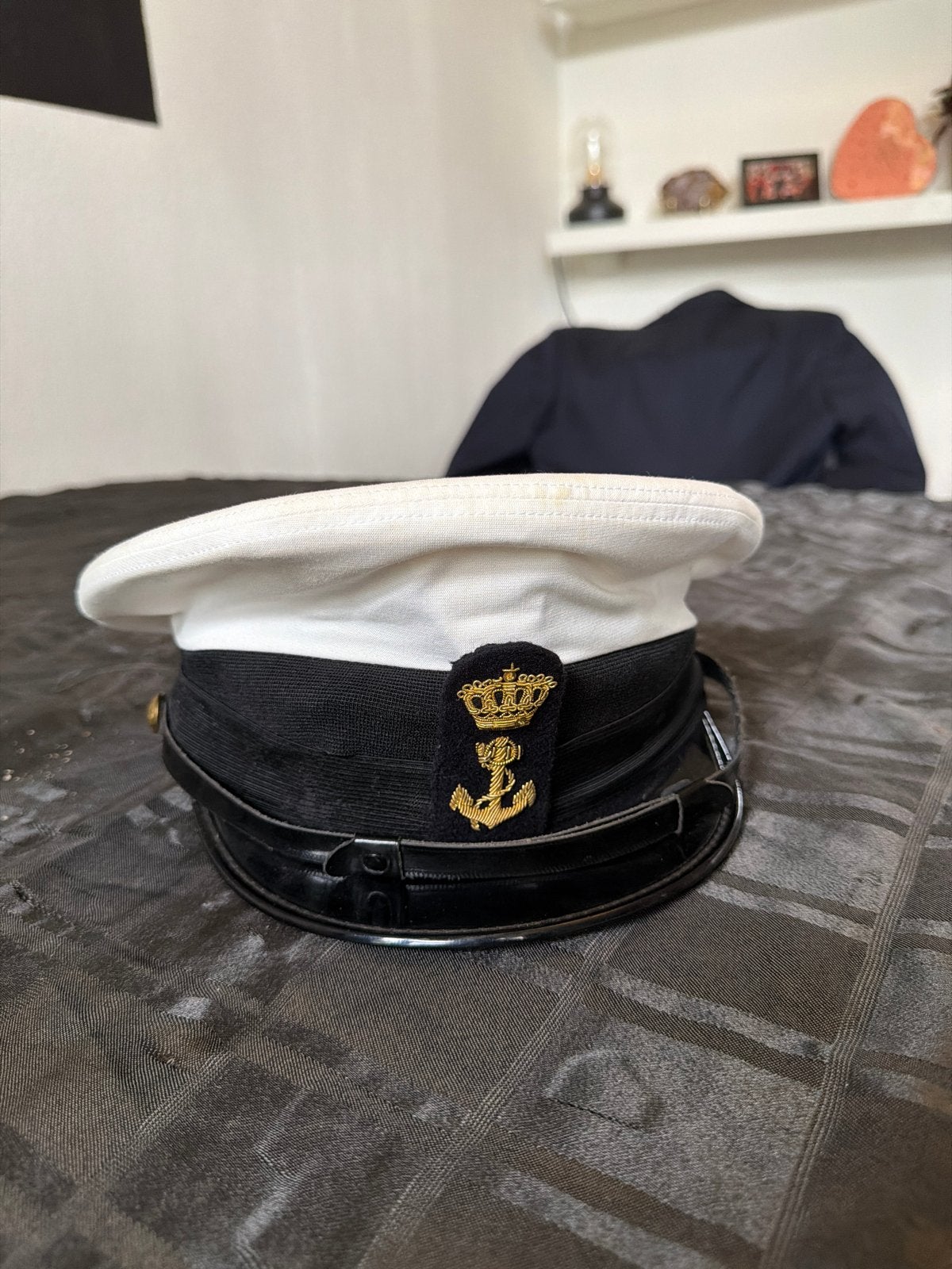 Vintage Marine Officierspet - Koninklijke Marine, Ophalen