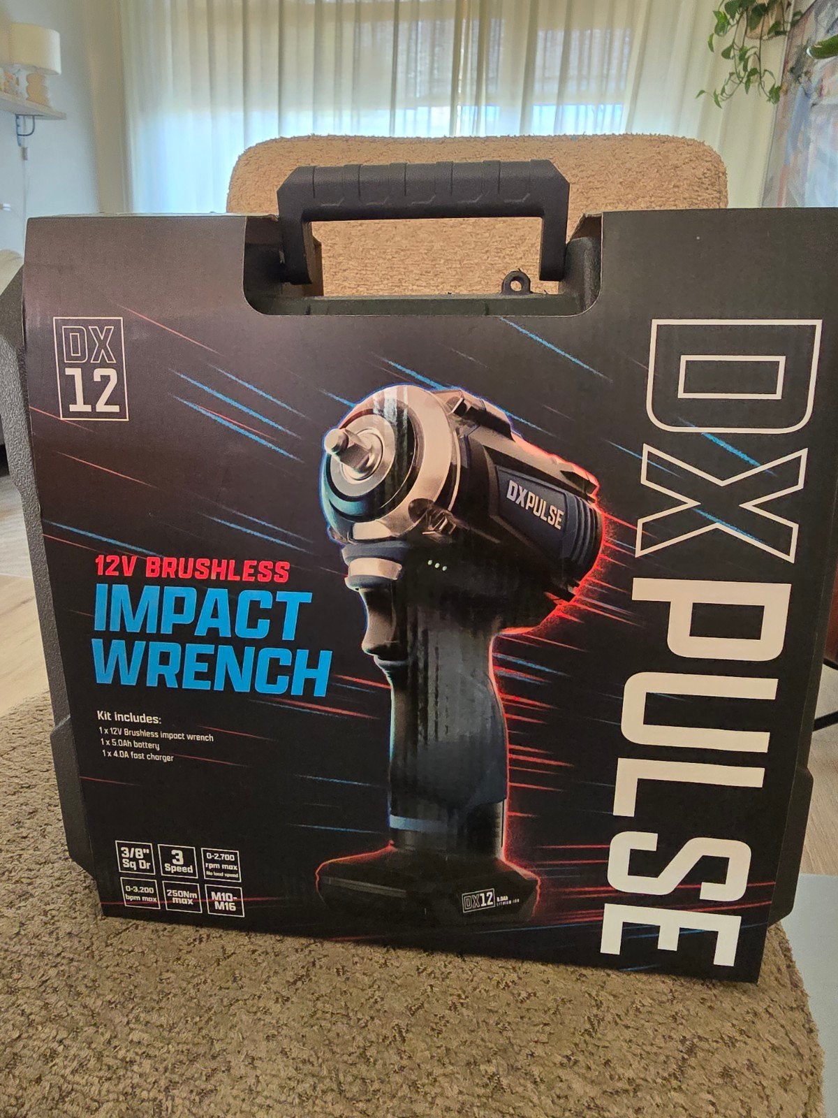 Nieuwe ongebruikte accu slagmoersleutel 12v, Ophalen of Verzenden, Nieuw