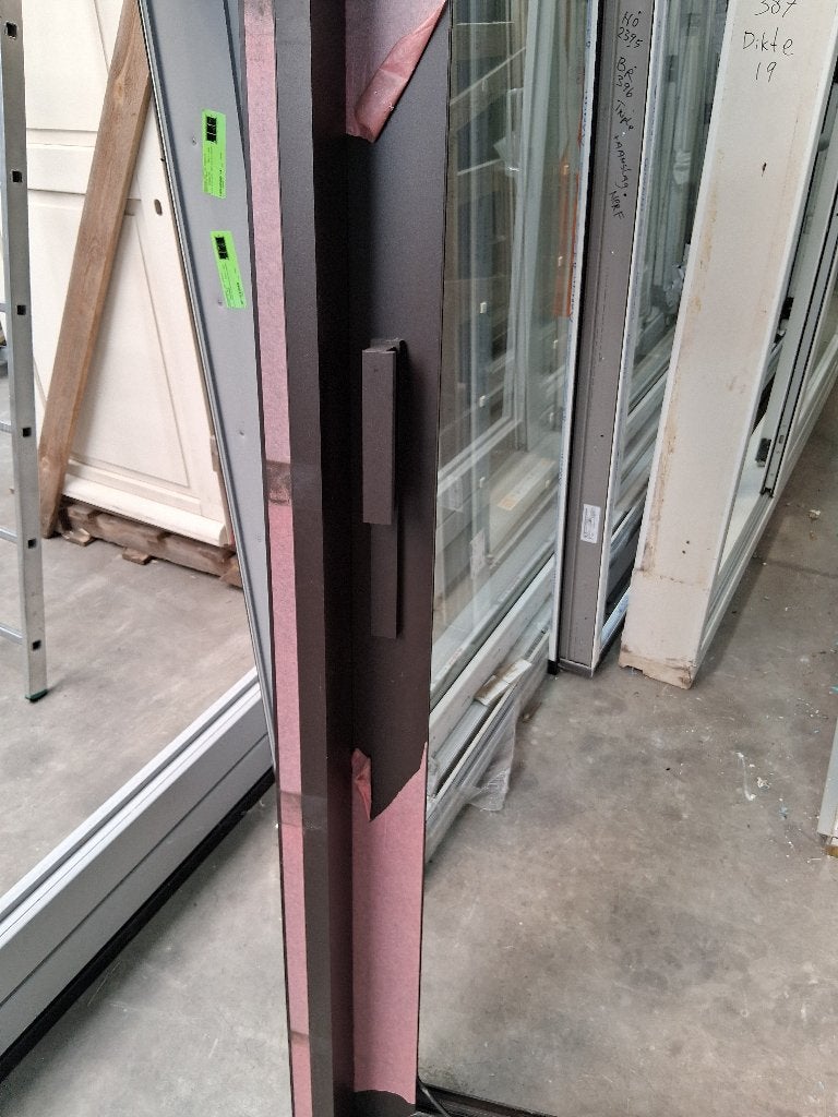Nieuw aluminium schuifpui bezorgen factuur mogelijk, 225 cm of meer, Aluminium, Ophalen of Verzenden, Zo goed als nieuw