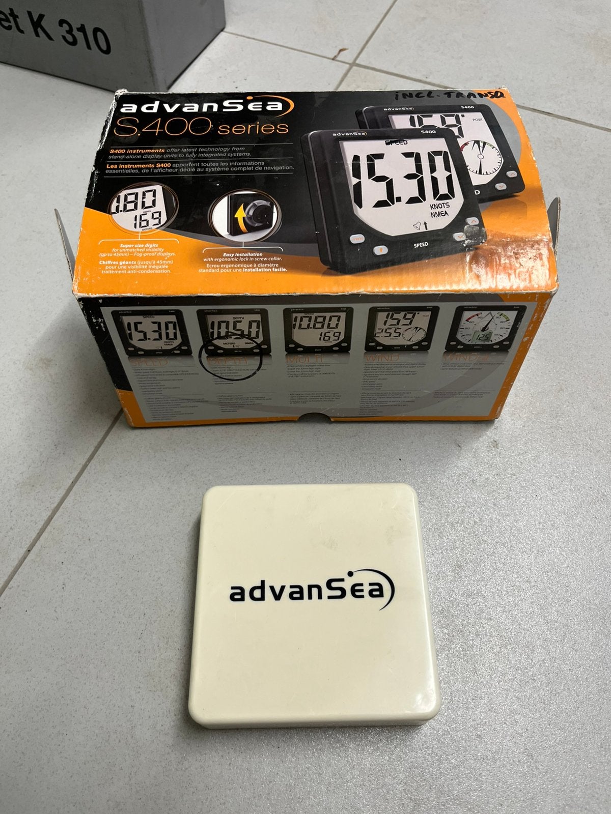 Advansea dieptemeter, Ophalen, Zo goed als nieuw, Kaartplotter of Fish Finder