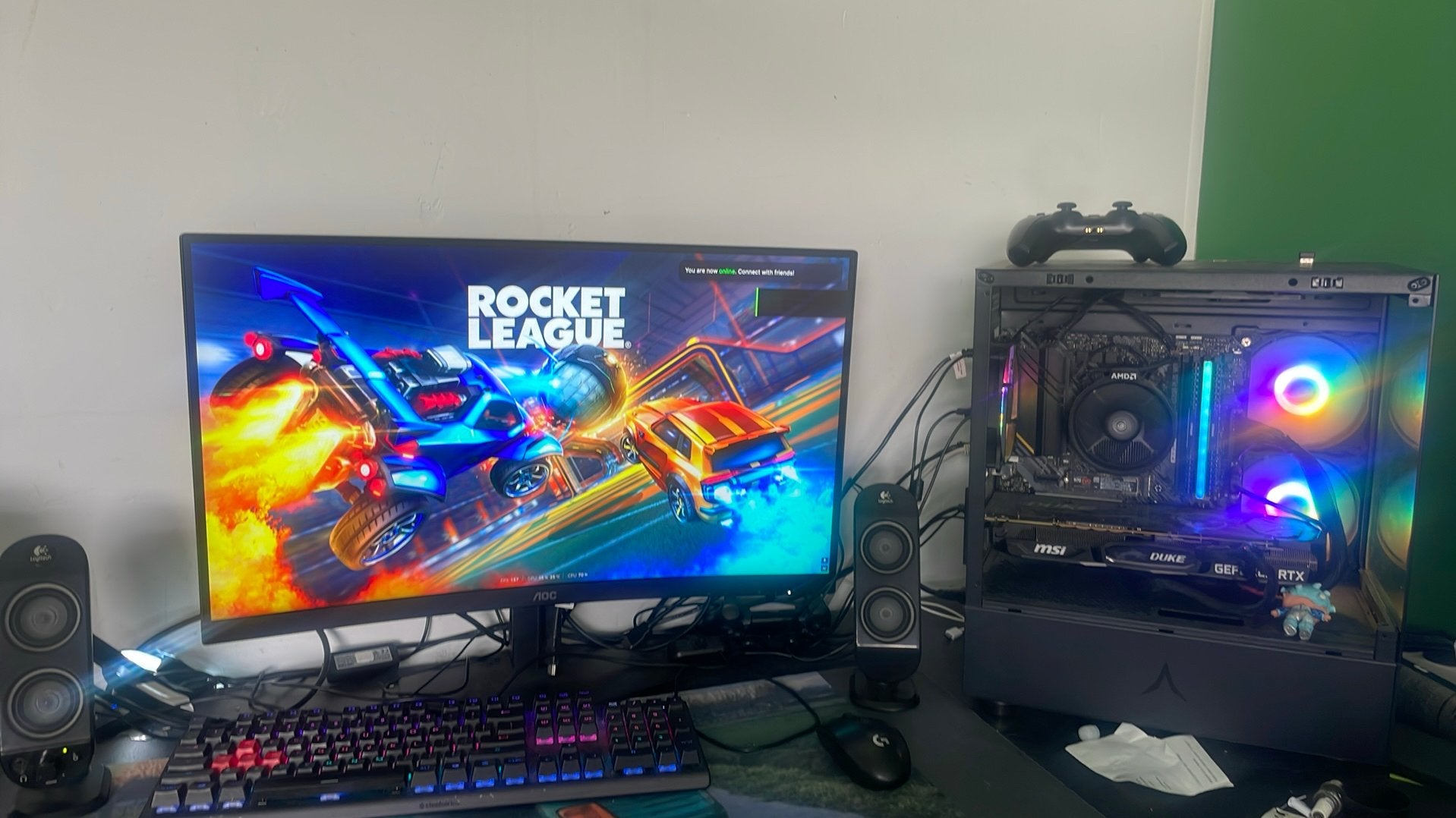 Droom gaming setup pc compleet, Ophalen, Zo goed als nieuw, Gaming, SSD