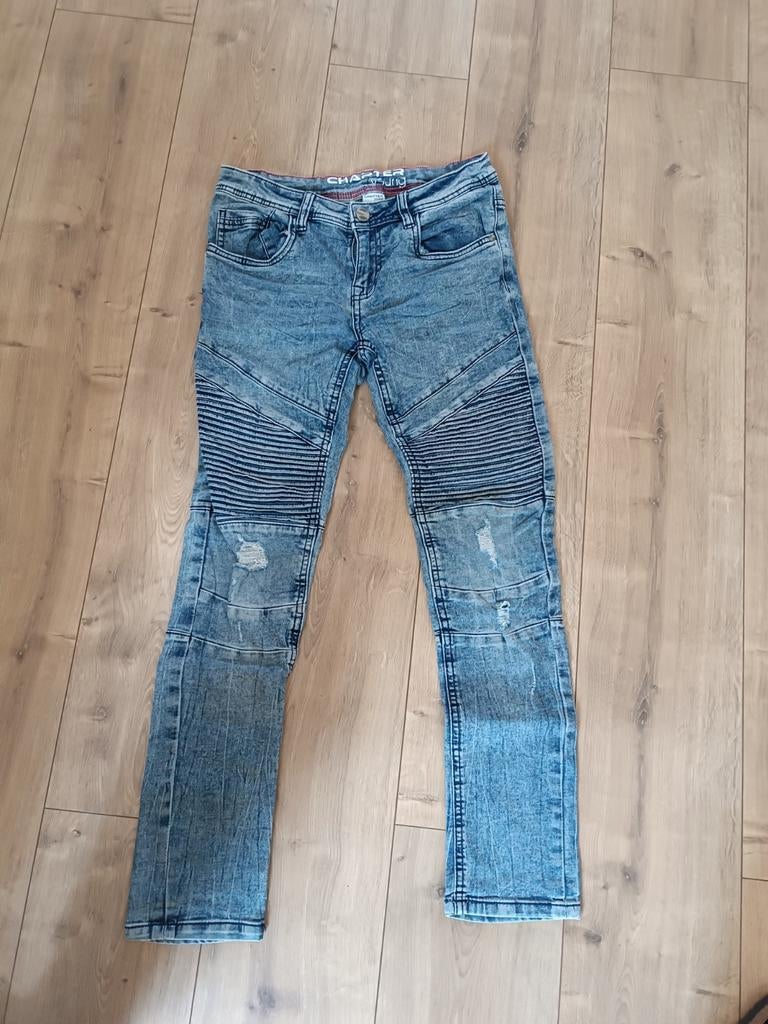 Stoere Chapter Young spijkerbroek maat 158, Broek, Gebruikt, Chapter Young, Ophalen of Verzenden