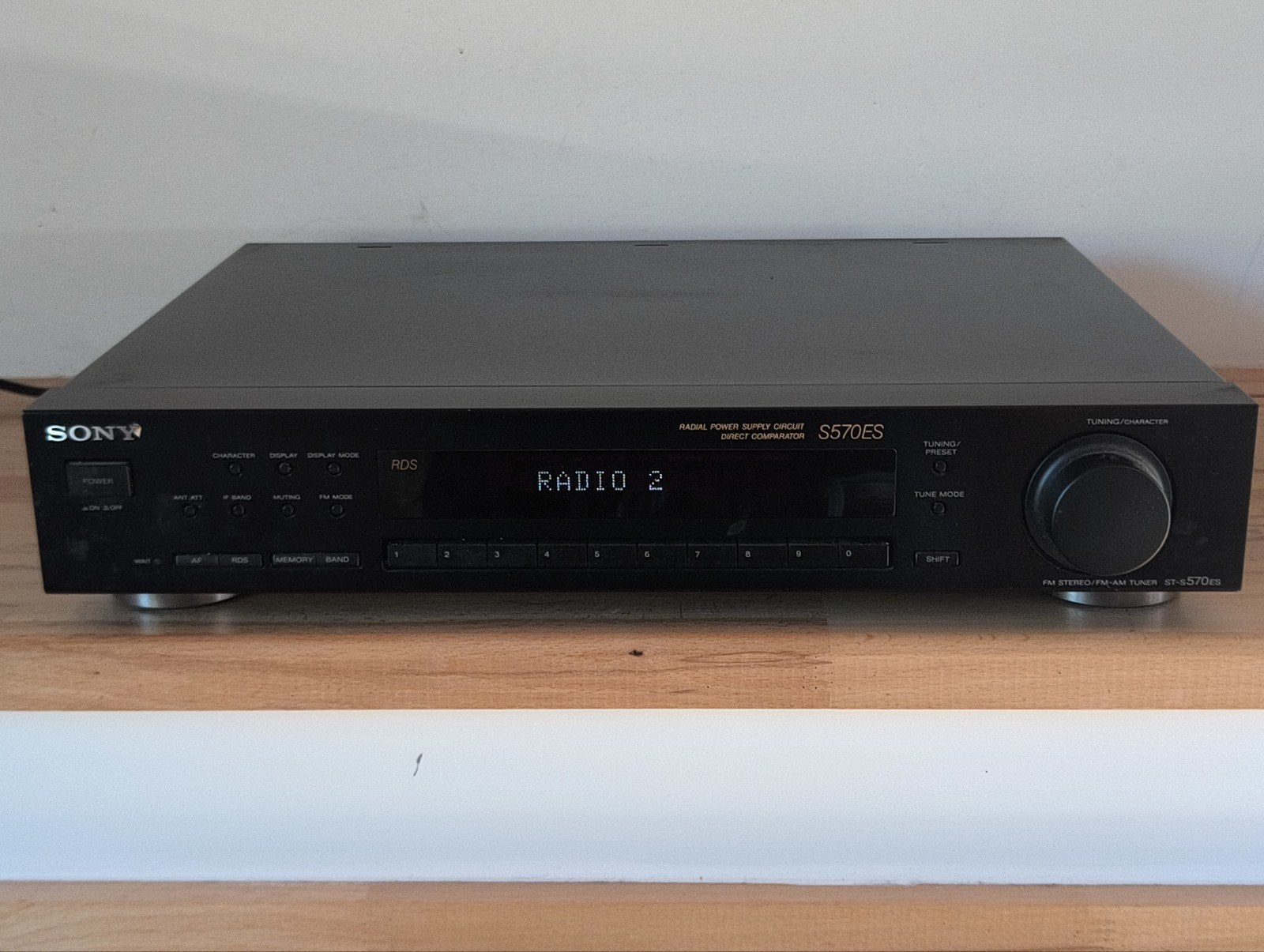 Sony ST-S570ES FM/AM Tuner - Hoogwaardige Radio Ontvanger, Ophalen of Verzenden, Zo goed als nieuw, Analoog