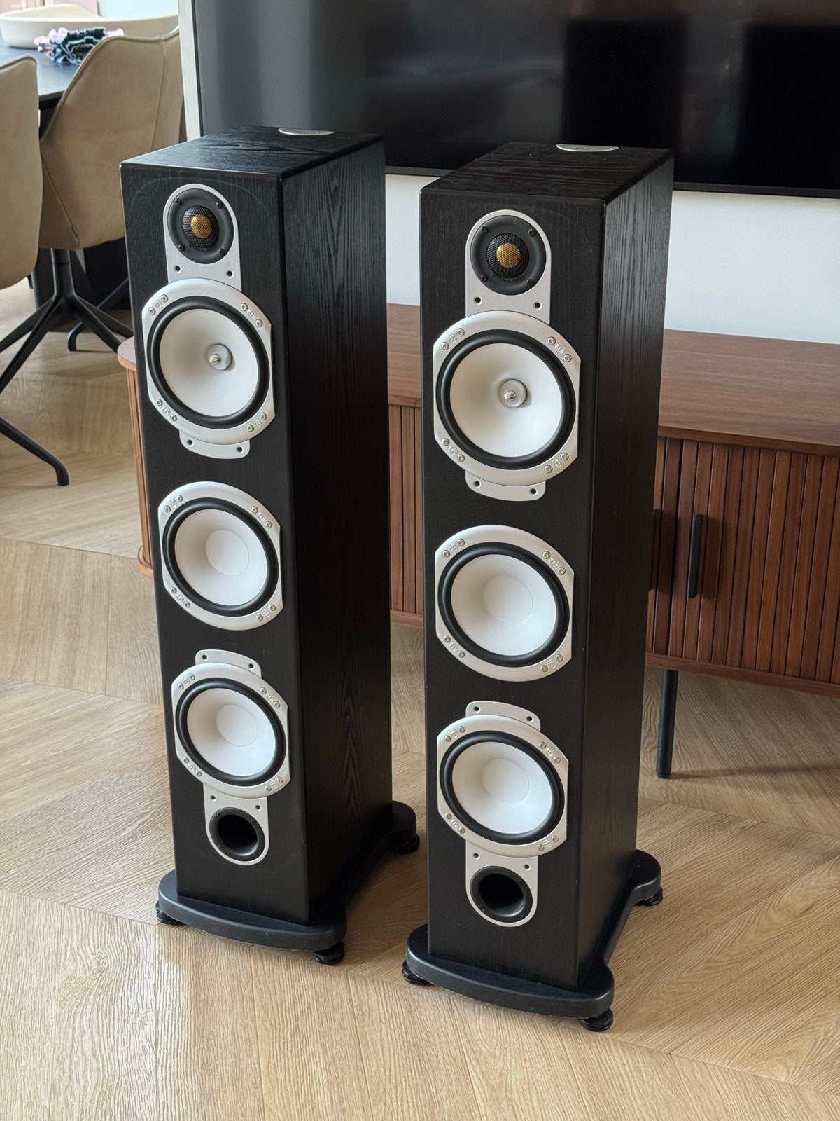 Monitor Audio Silver RS8 Vloerstaande Luidsprekers, Vloerstaande luidspreker, Gebruikt, Monitor Audio, Basreflex