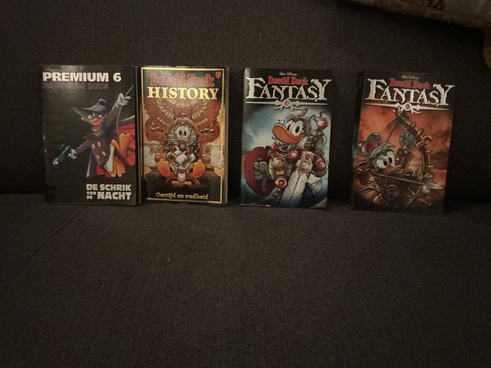 Donald Duck Fantasy, History & Darkwing Duck stripboeken, Meerdere stripboeken, Ophalen, Zo goed als nieuw
