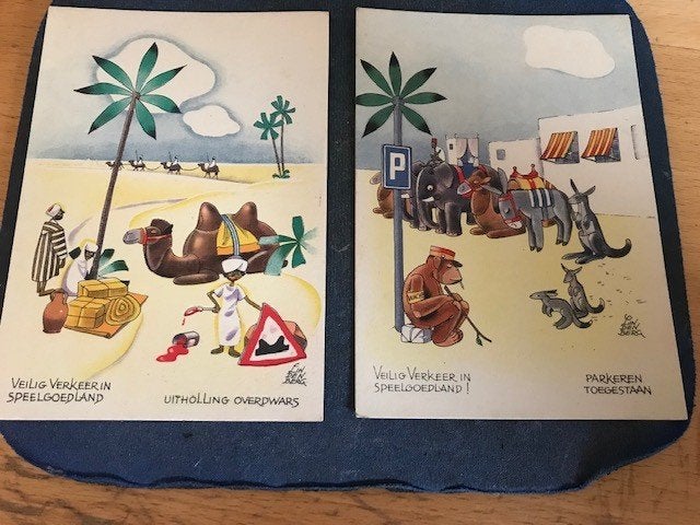 Veilig Verkeer, Ophalen of Verzenden, Voor 1920, Ongelopen, Voertuig