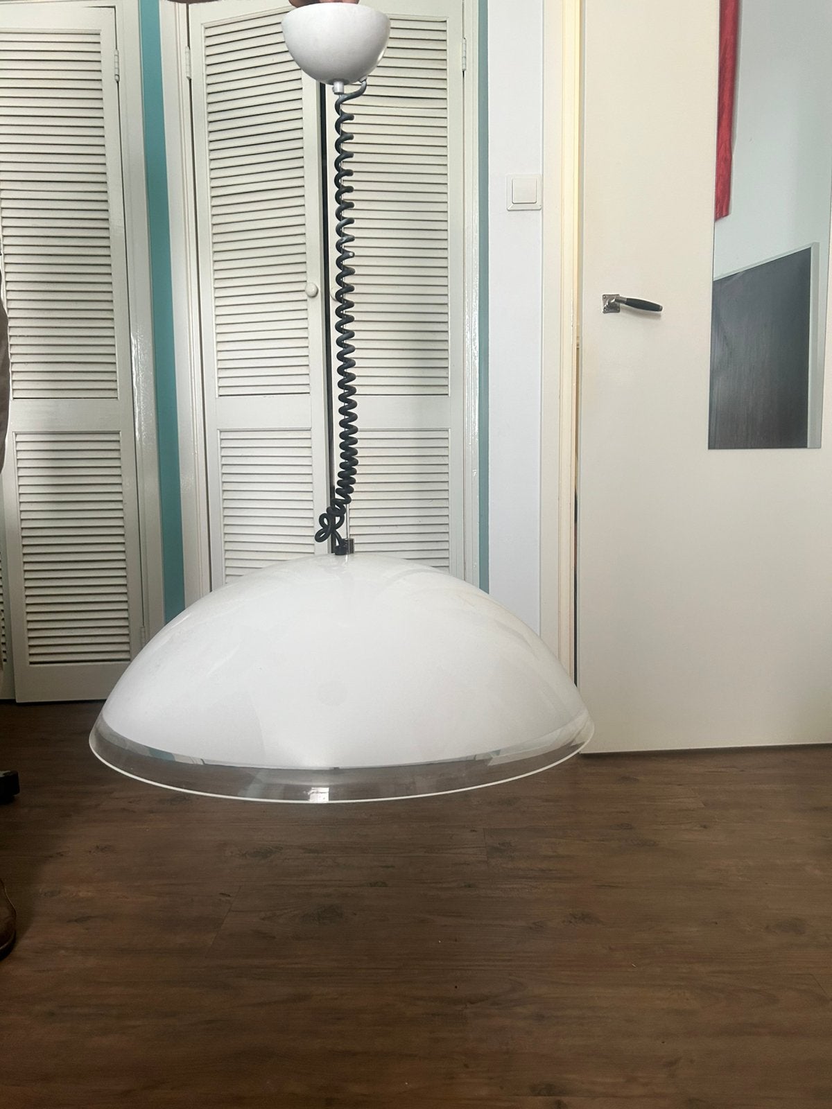 guzzini Baobab Hanglamp Xxl, Italië 1970s, Huis en Inrichting, Ophalen, Gebruikt