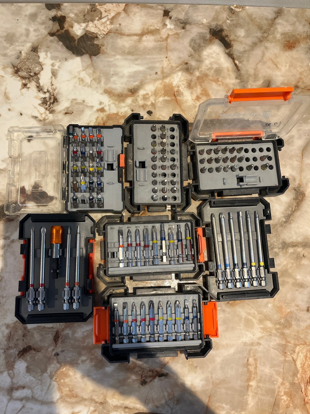 Diverse bitjes en boortjes sets, Ophalen of Verzenden, Gebruikt, Bitset, Overige merken