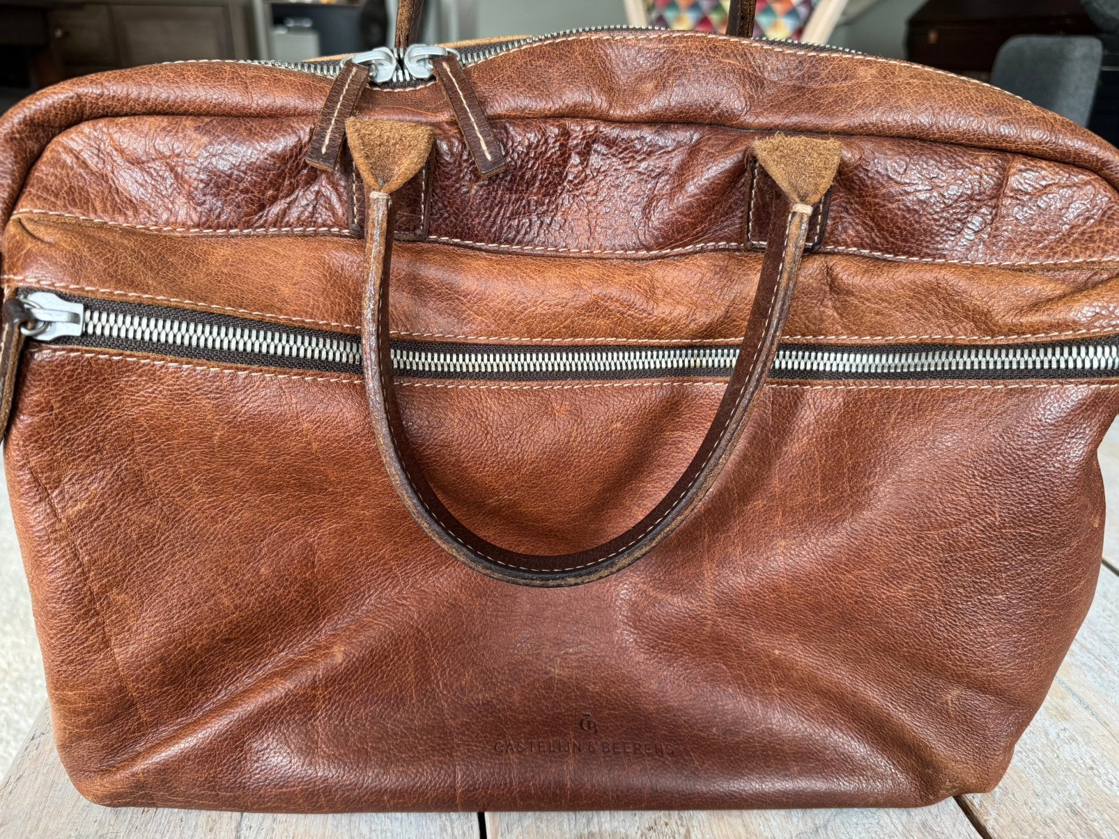 Castelijn & Beerens laptoptas, Computers en Software, Laptoptassen, Ophalen of Verzenden, 15 inch, Zo goed als nieuw, Aktetas