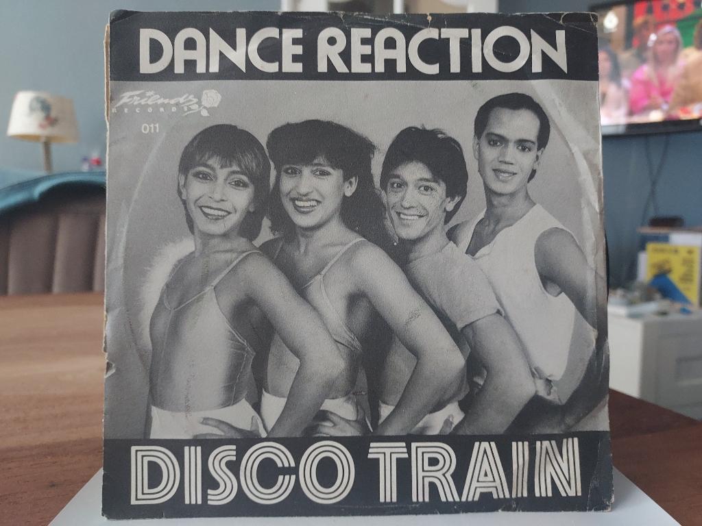 7" Single Dance Reaction - Disco Train / Train Sound, Ophalen of Verzenden, Gebruikt, Pop