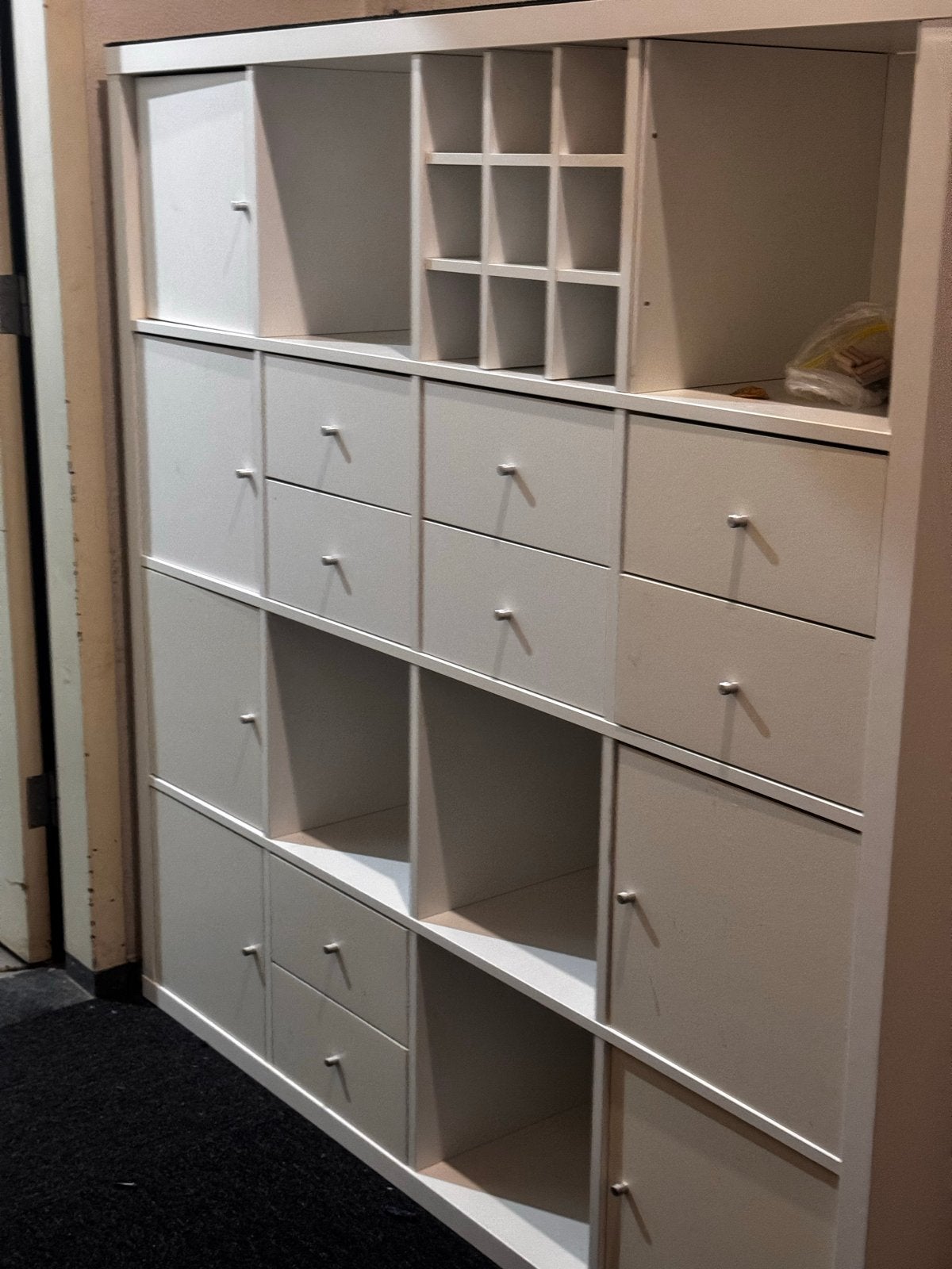 IKEA Kallax kast met lades en deurtjes, Huis en Inrichting, Ophalen of Verzenden, Gebruikt