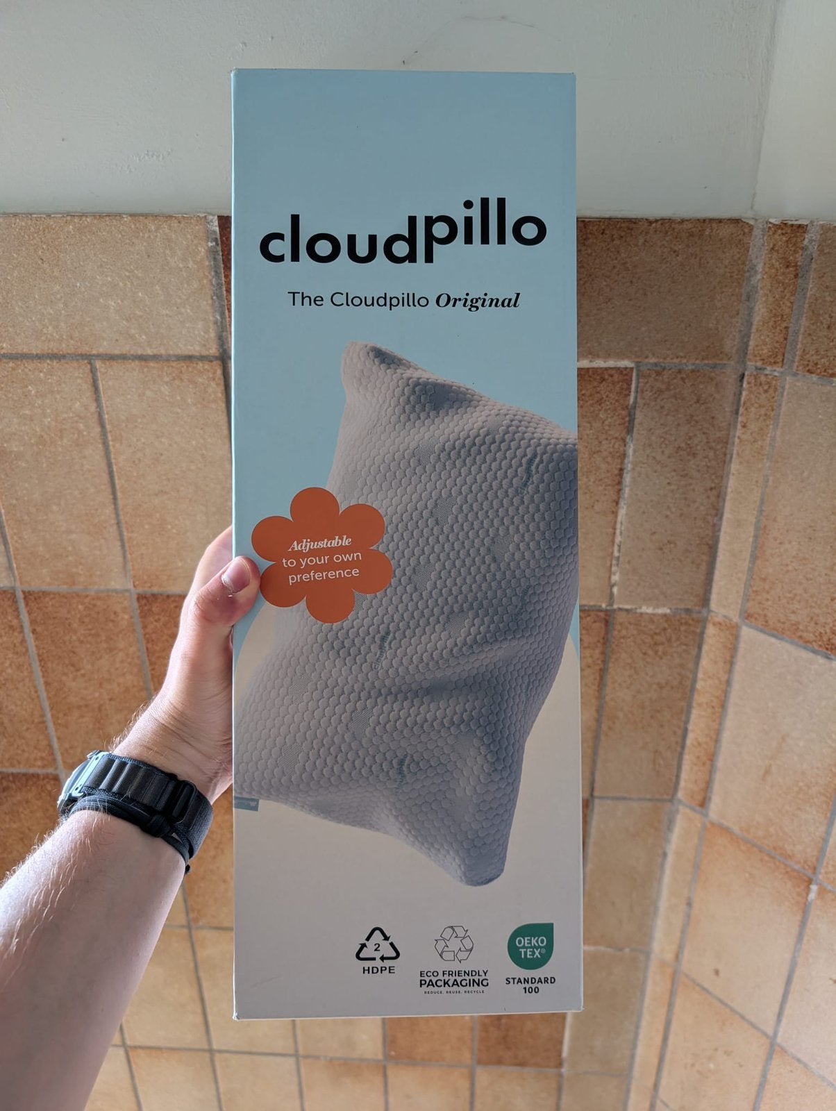 CloudPillo hoofdkussen, Verzenden, Eenpersoons, Wit, Kussen