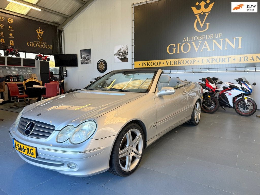 Mercedes-Benz CLK-klasse Cabrio 320 Avantgarde inruil mogeli, Auto's, Mercedes-Benz, Bedrijf, Te koop, CLK, ABS, Achteruitrijcamera