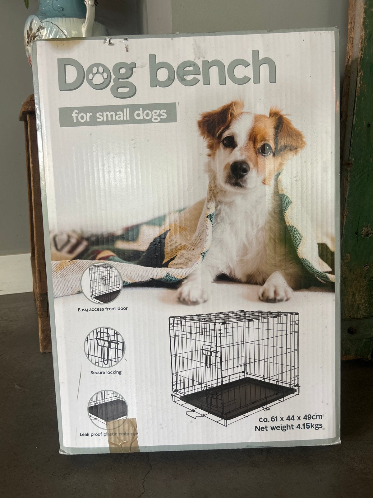 Dog bench, Ophalen, Zo goed als nieuw