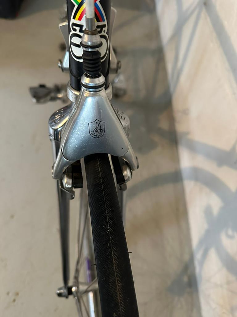 Eddy Merckx vintage stalen racefiets Delta remmen. 53cm, Fietsen en Brommers, 28 inch, Gebruikt, Velgrem, 53 tot 57 cm