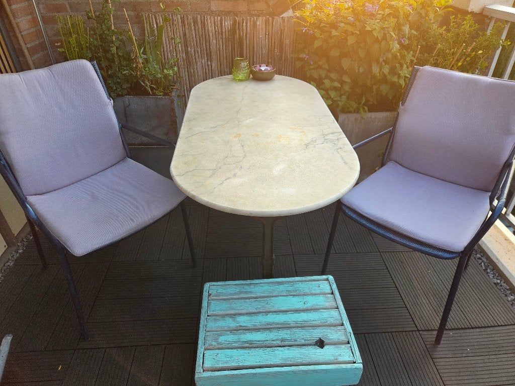 Tuinstoelen, Ophalen, Gebruikt, Aluminium, Stapelbaar