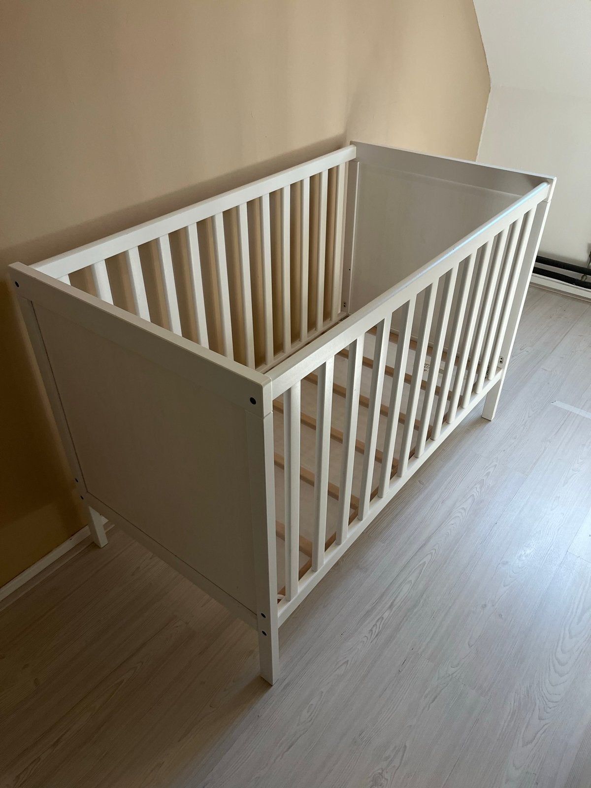 Ikea Sundvik Ledikant MOET WEG!!, Ophalen, Gebruikt, 70 tot 85 cm, 140 tot 160 cm