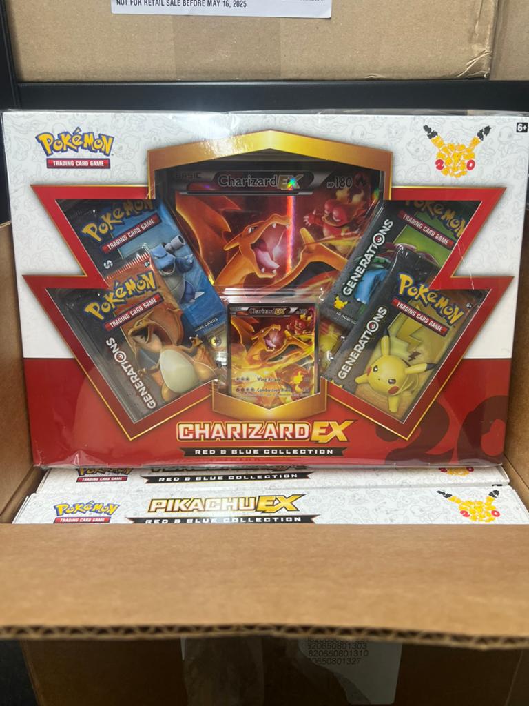 Pokémon TCG Charizard EX Red & Blue Collection, Ophalen, Nieuw