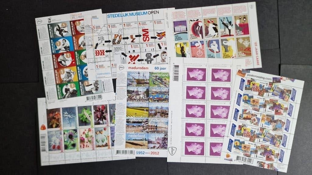 Postfrisse velletjes & blokken 2012 Nederland - Per stuk, Ophalen of Verzenden, Na 1940, Postfris