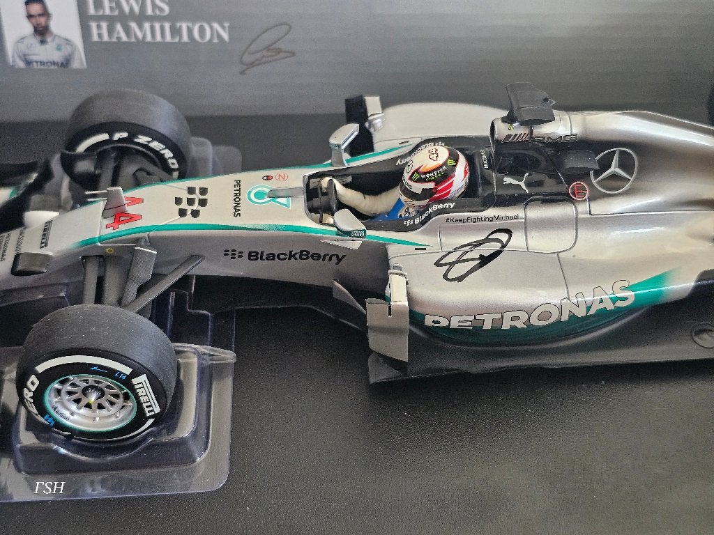 SALE: Mercedes W05, L. Hamilton, Winner GP China 14, Sign., Ophalen of Verzenden, Nieuw, Auto, MiniChamps