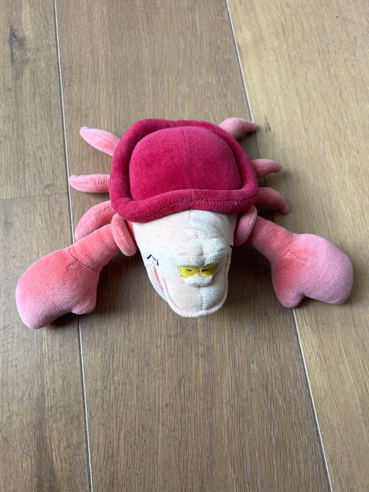 Disney Sebastian de Krab knuffel - De Kleine Zeemeermin, Disney, Overige typen, Ophalen of Verzenden, Middelgroot (20 tot 80 cm)