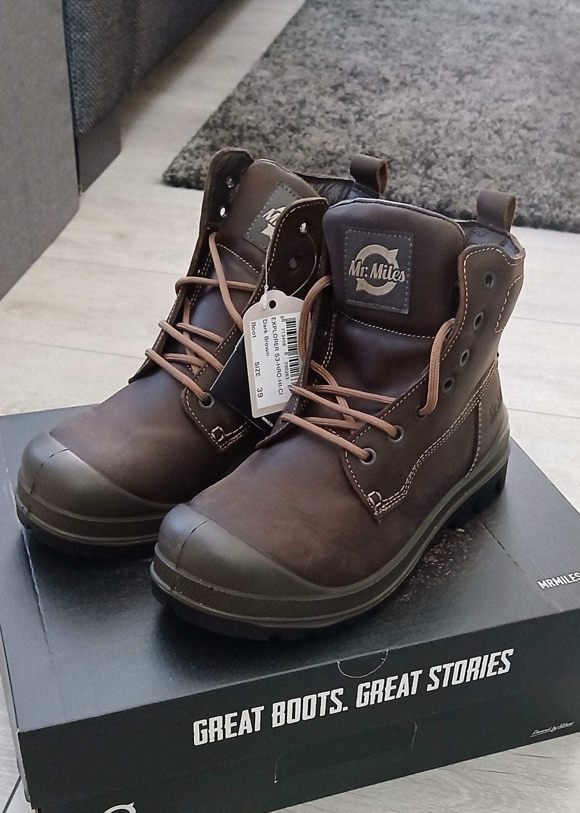 Nieuwe Mr. Miles Explorer Werkschoenen Maat 39, Ophalen of Verzenden, Nieuw