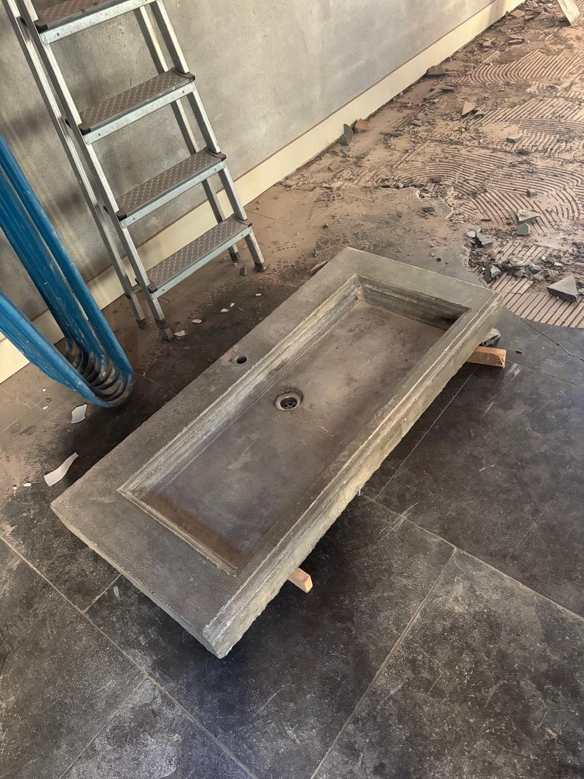 Wastafelblad, Ophalen, 100 tot 150 cm, Overige typen, Minder dan 100 cm