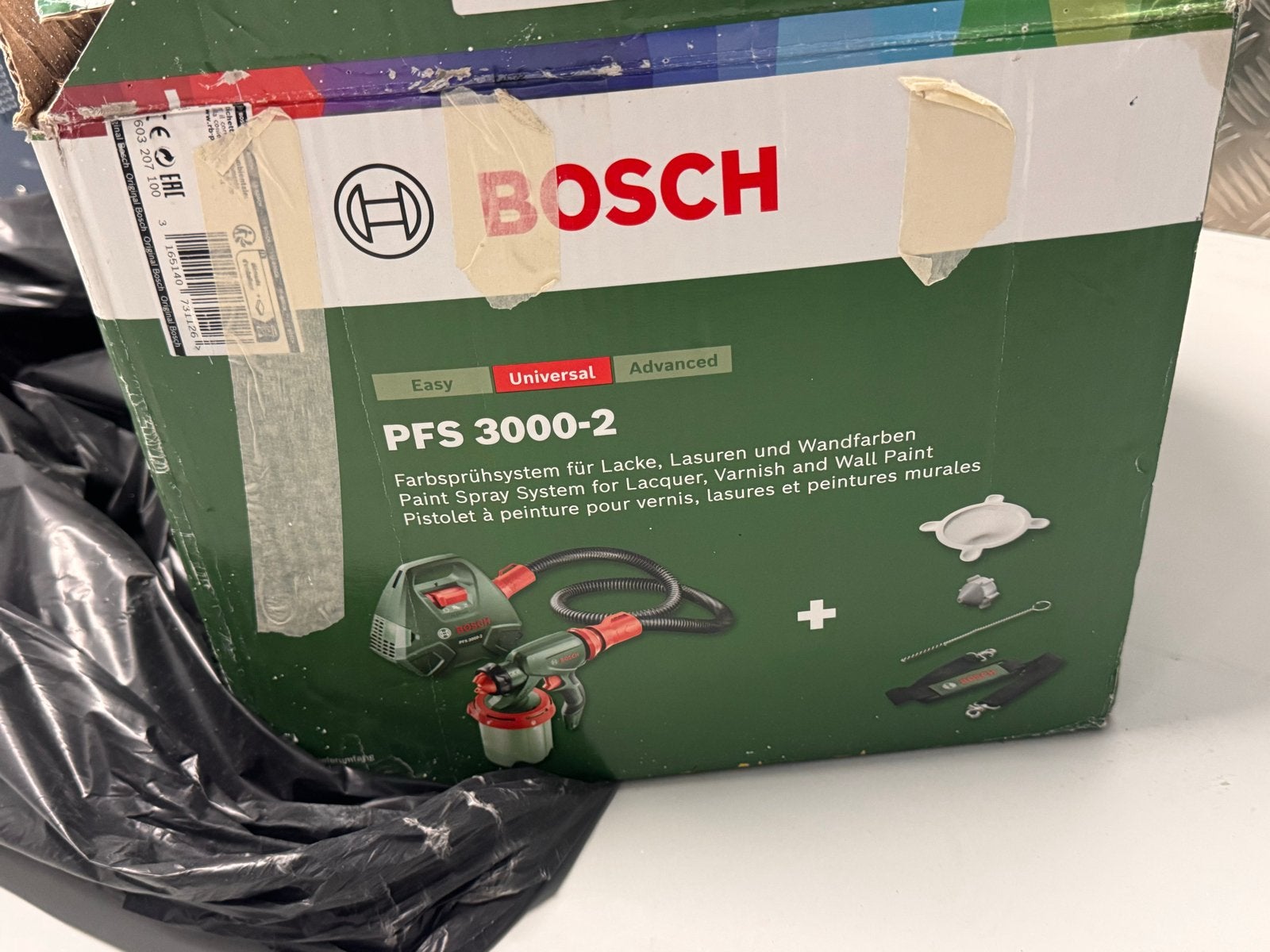 Bosch PFS 3000-2 Elektrisch Verfspuitsysteem 650W, Ophalen, Nieuw, Verfspuit of Verfpomp