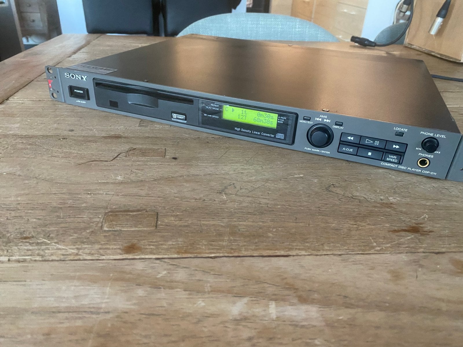 Sony CDP-D11 Compact Disc-speler - High-Density Lineaire Con, Gebruikt, Ophalen of Verzenden, Nvt, Sony