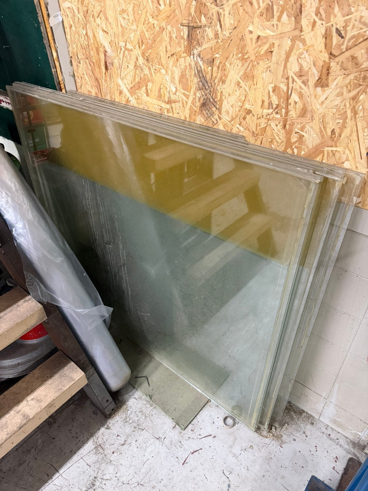 10 ramen van 1.30 x 1.10 x 6 mm dik, Doe-het-zelf en Verbouw, Glas en Ramen, Ophalen of Verzenden, Zo goed als nieuw, Minder dan 80 cm
