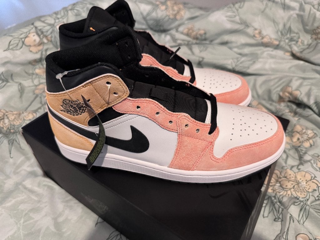 Jordan 1 Mid SE fight club maat 44,5, Kleding | Heren, Schoenen, Overige kleuren, Verzenden, Nieuw, Sneakers of Gympen
