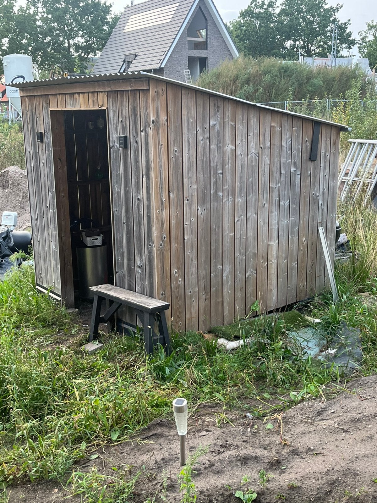 Houte fietsenstalling, Tuin en Terras, Ophalen
