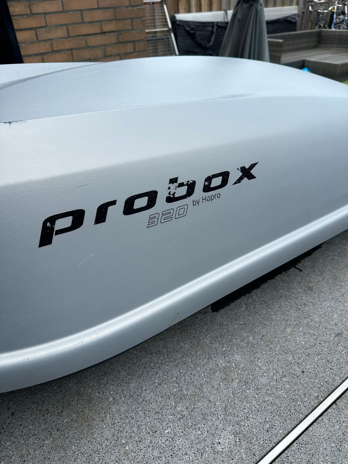 Probox 320 by Hapro Dakkoffer - Ruime Bagageoplossing, Auto diversen, Dakkoffers, Ophalen of Verzenden, Gebruikt