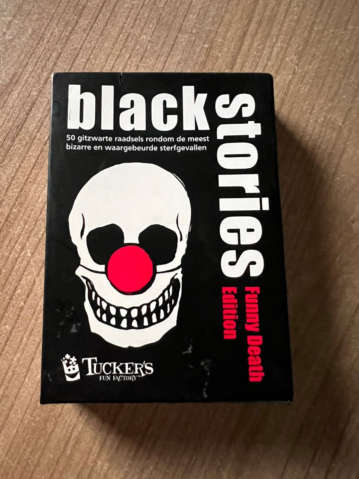 Tucker’s Fun Factory Black Stories, Ophalen of Verzenden, Zo goed als nieuw