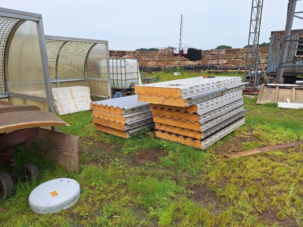 sandwichpanelen, geisoleerde dakplaten, golf 160mm dik, Ophalen, Nieuw, Overige materialen, 100 mm of meer