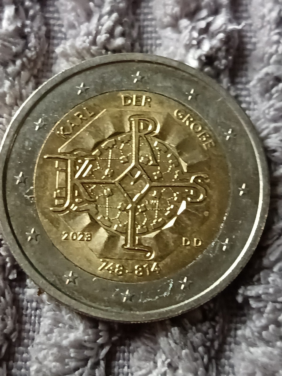 2 Euro munt Duitsland 2023 Karel de Grote, Ophalen of Verzenden, Duitsland, 2 euro, Losse munt