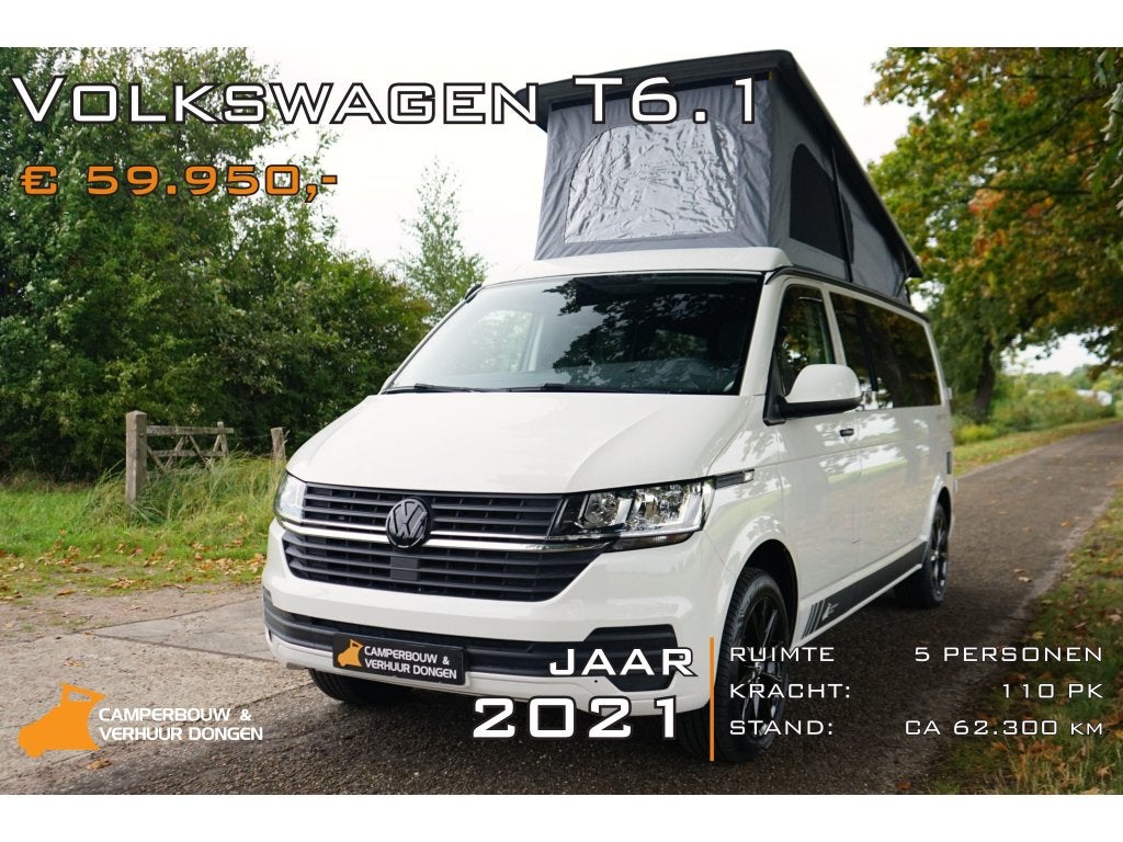 Volkswagen Transporter T6.1 Camper 5 persoons, ABS, Volkswagen, Berliner Ring 2, 38440 Wolfsburg, Duitsland, Bedrijf