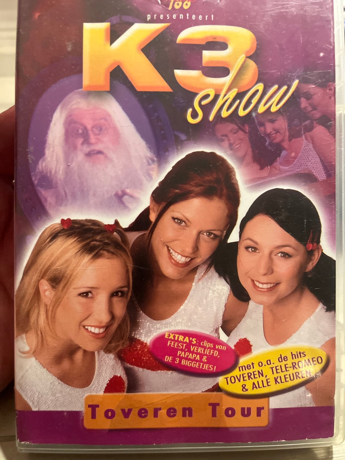 K3 Show: Toveren Tour VHS - Met extra clips!, Show, Alle leeftijden, Familie, Gebruikt