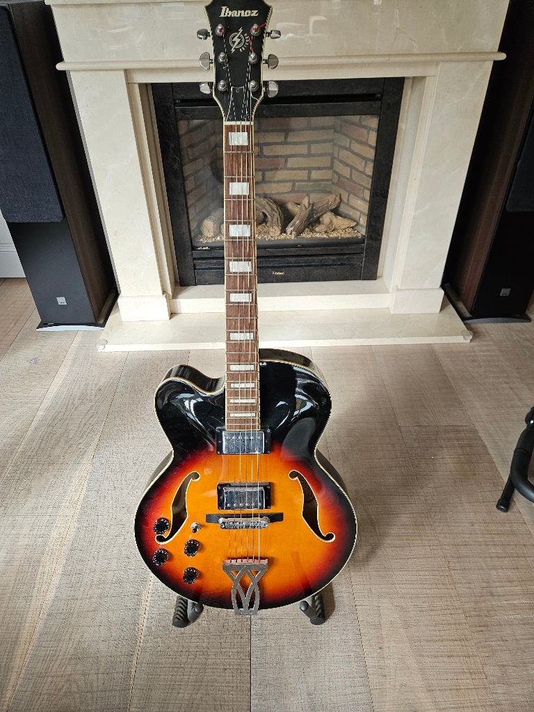 Ibanez Artcore AF75 hollow Body Gitaar linkshandig, Ophalen, Zo goed als nieuw, Hollow body, Ibanez