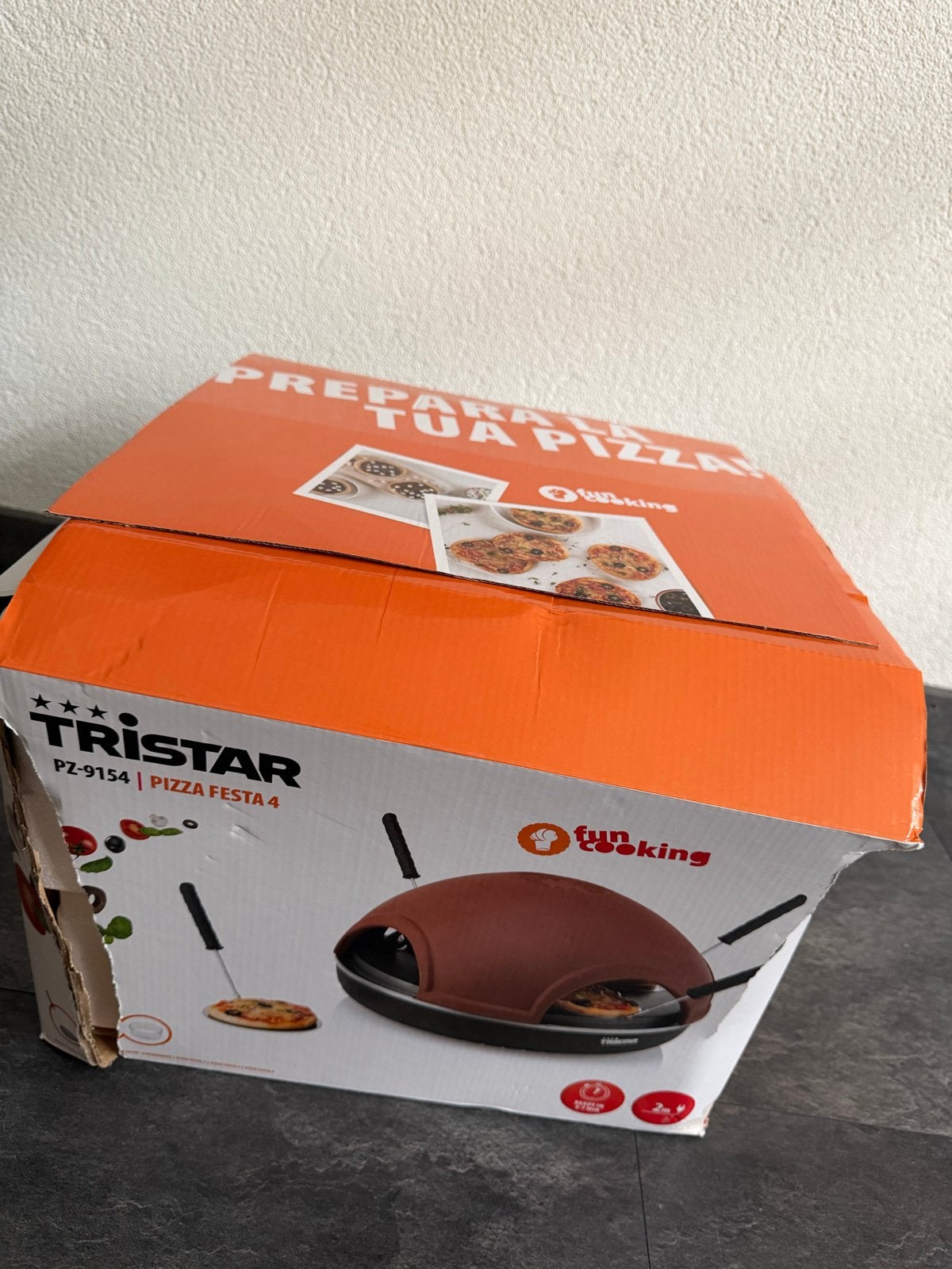 Tristar PZ-9154 Pizza Festa 4 - Pizzaoven voor 4 personen, Witgoed en Apparatuur, Minder dan 45 cm, Pizzaoven, Ophalen of Verzenden