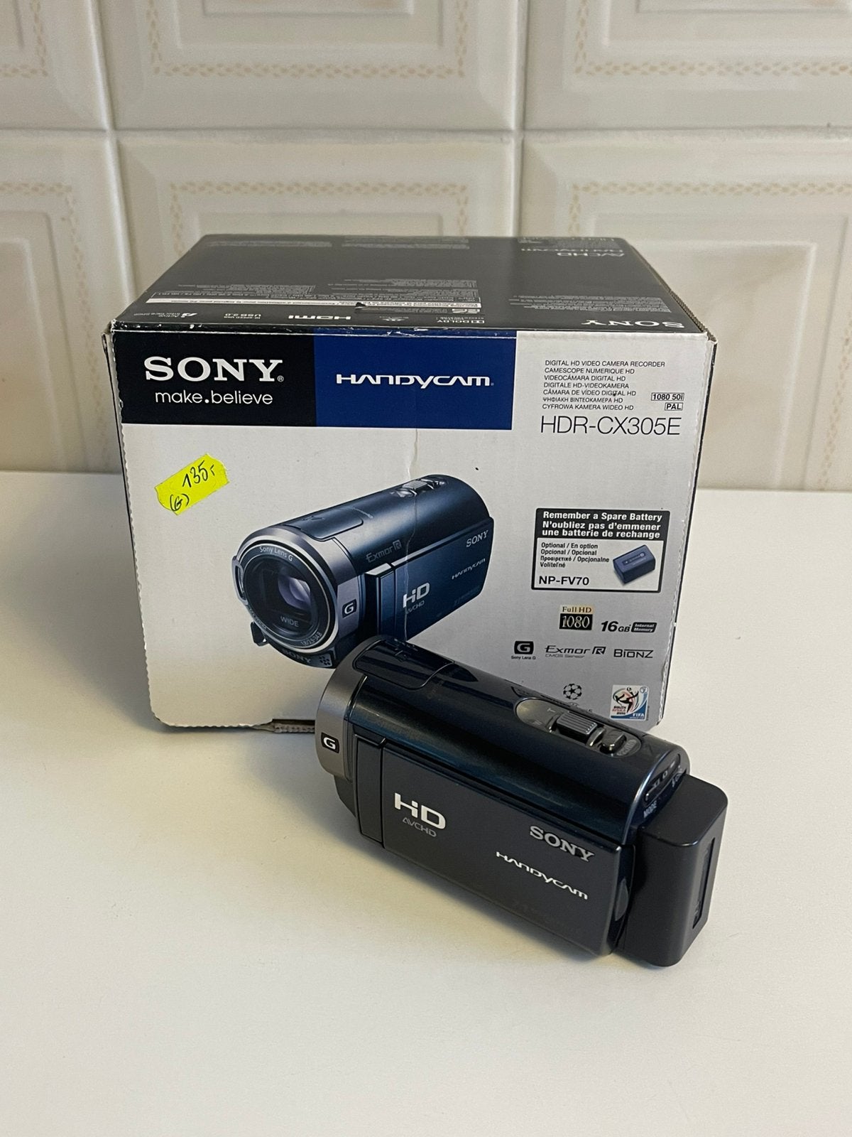 Sony HDR-CX305E, 20x of meer, Ophalen of Verzenden, Zo goed als nieuw, Sony