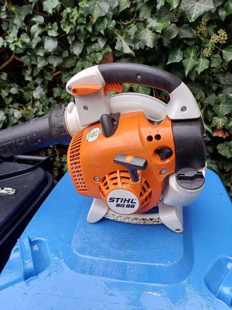 stihl bg86 bladblazer, Tuin en Terras, Ophalen, Gebruikt, Handgedragen, Stihl