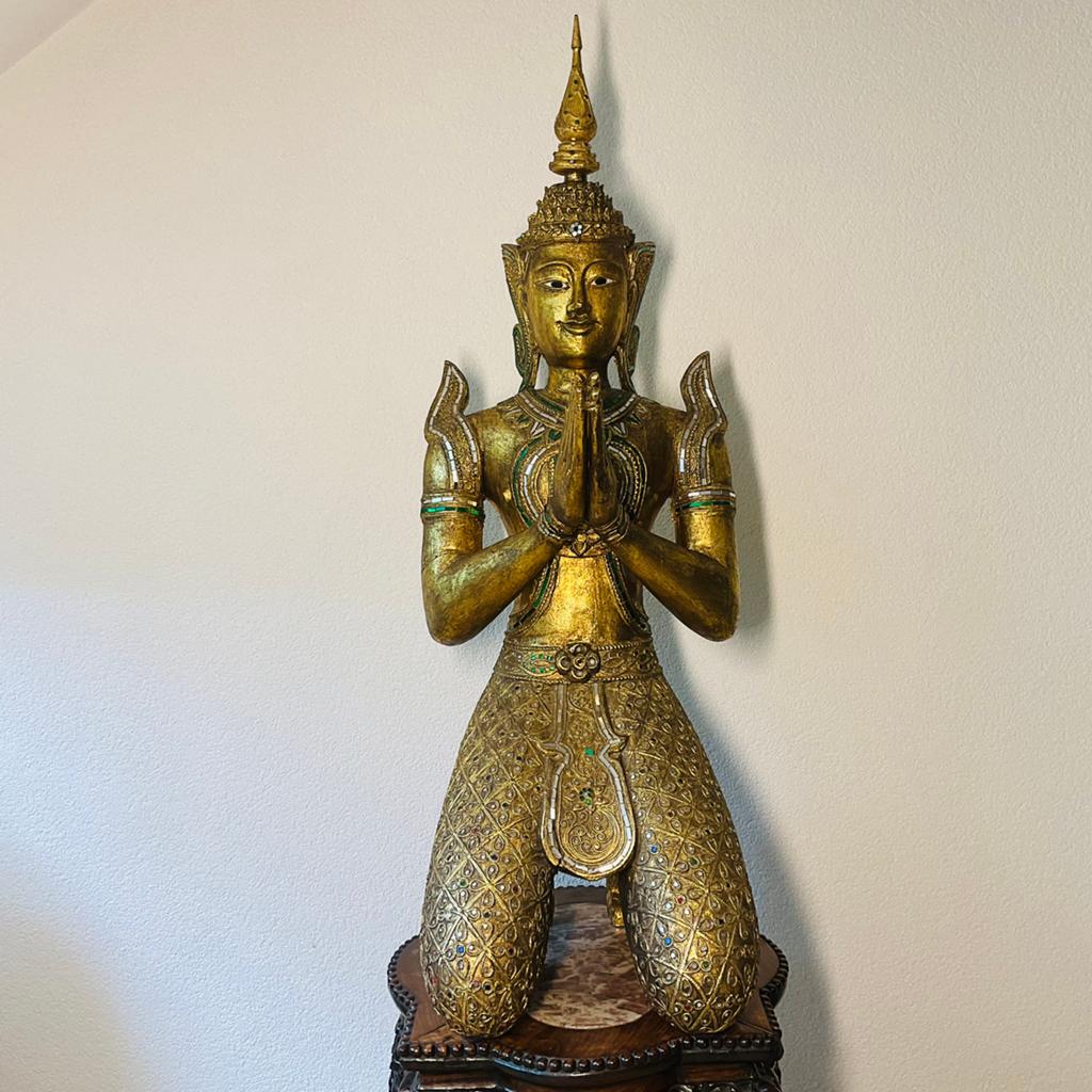 Boeddhabeeld Boeddha Buddha Tempelwachter beeld, Huis en Inrichting, Woonaccessoires | Boeddhabeelden, Ophalen, Zo goed als nieuw